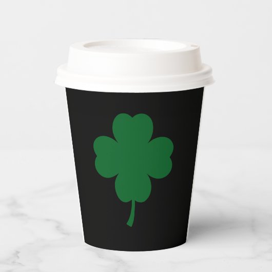 St. Patrick's Day Papiertassen  Pappbecher (Vorderseite)