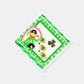 St. Patrick's Day Papiertücher Serviette (Ecke)