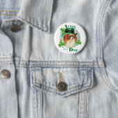 St. Patrick's Day Papillon Button (Beispiel)