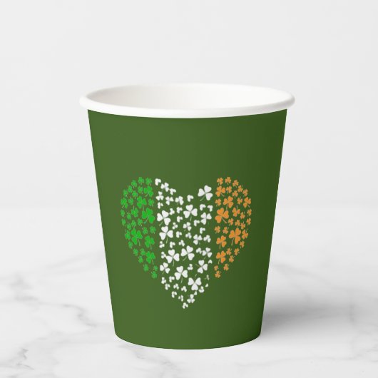 St. Patrick's Day Pappbecher (Vorderseite)