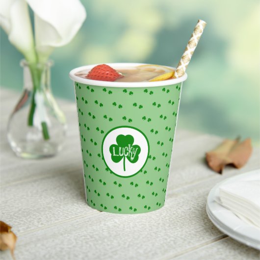 St. Patrick's Day Pappbecher (In Situ)