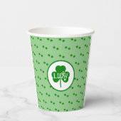 St. Patrick's Day Pappbecher (Rückseite)