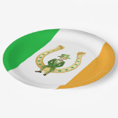 St. Patrick's Day Pappteller (Schrägansicht)