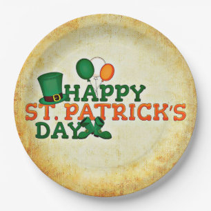 St. Patrick's Day Pappteller