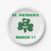 ST. PATRICK'S DAY PAPPTELLER (Vorderseite)