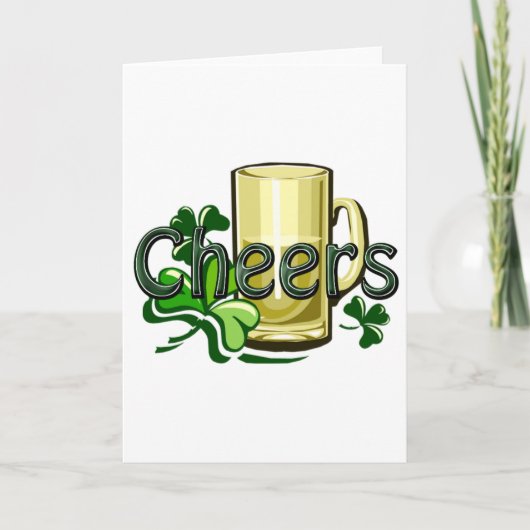 St Patricks Day Parade Birmingham Karte (Vorderseite)