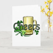 St Patricks Day Parade Birmingham Karte (Gelbe Blume)