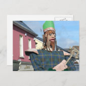 St.Patricks Day Parade in Ennis - Irland Postkarte (Vorne/Hinten)