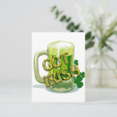 St Patricks Day Parade Postkarte (Stehend Vorderseite)