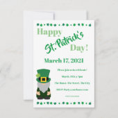 St Patricks Day Party Ansammlung Einladung (Vorderseite)