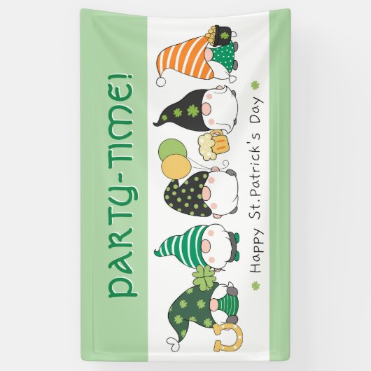 St Patrick's Day party banner (Vertikal)