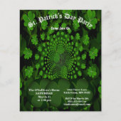 St Patrick's Day Party Clover Kaleidoskop Paper (Vorderseite)