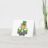 St. Patrick's Day Party Dankeskarte (Vorderseite)