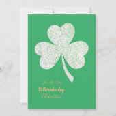St. Patrick's Day Party einladen - Custom Card Einladung (Vorderseite)