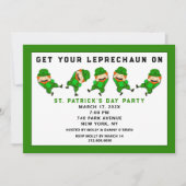 St. Patrick's Day Party Einladung (Vorderseite)