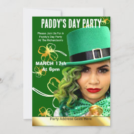 St. Patrick's Day Party Einladung