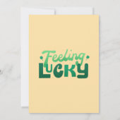 St. Patrick's Day Party Einladung (Rückseite)