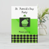 St. Patrick's Day Party Einladung (Stehend Vorderseite)