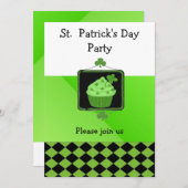 St. Patrick's Day Party Einladung (Vorne/Hinten)