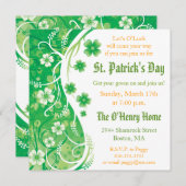 St. Patrick's Day Party Einladung (Vorne/Hinten)