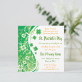 St. Patrick's Day Party Einladung (Stehend Vorderseite)