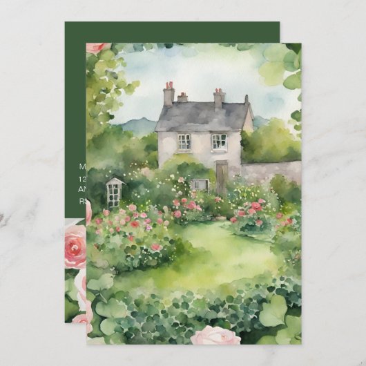 St Patricks Day Party Einladung (Vorne/Hinten)