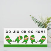 St. Patrick's Day Party Einladung (Stehend Vorderseite)