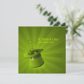 St. Patrick's Day Party Einladung (Stehend Vorderseite)