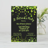 St. Patrick's Day Party Einladung (Stehend Vorderseite)