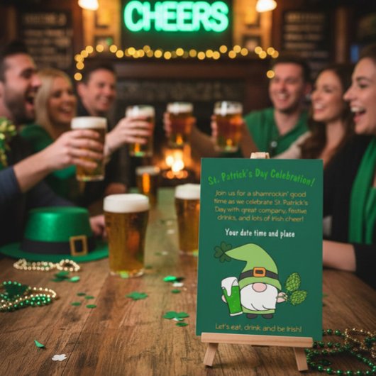 St. Patrick's Day Party Einladung