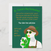 St. Patrick's Day Party Einladung (Vorderseite)