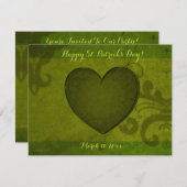 St. Patrick's Day Party Einladung (Vorne/Hinten)