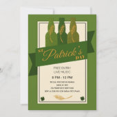 St. Patrick's Day Party Einladung (Vorderseite)