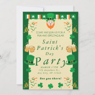 St. Patrick's Day Party Einladung