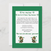 St. Patrick's Day Party Einladung - Cat Lovers (Vorderseite)