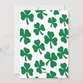 St. Patrick's Day Party Einladung - Cat Lovers (Rückseite)