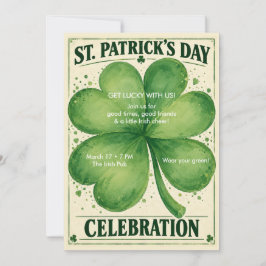 St. Patrick's Day-Party-Einladung Einladung