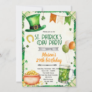 St. Patrick's Day Party-Einladung Einladung