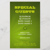 St. Patrick's Day Party Flyer (Hinten)