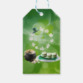 St Patrick's Day Party Geschenkmarke Geschenkanhänger (Rückseite)