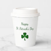 St. Patrick's Day Party Green Shamrock Pappbecher (Vorderseite)