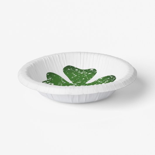 St Patrick's Day Party grünes Papier Soup Bowls Pappteller (Gewinkelt)