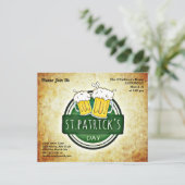 St. Patrick's Day Party Irish Brew Paper (Stehend Vorderseite)
