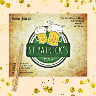 St. Patrick's Day Party Irish Brew Paper