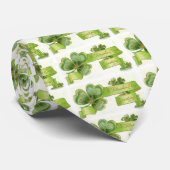 ST PATRICK'S DAY PARTY / KLEEBLÄTTER UND HORSESHOE KRAWATTE (Gerollt)