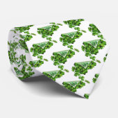 ST PATRICK'S DAY PARTY / KLEEBLÄTTER UND HORSESHOE KRAWATTE (Gerollt)