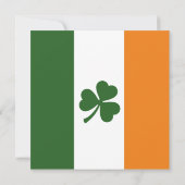 St Patrick's Day Party-Leprechaun Einladung (Rückseite)