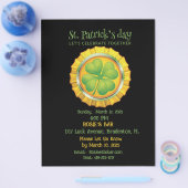St. Patrick's Day Party mit Einladung zum Kleeblat Flyer (Einzeln)