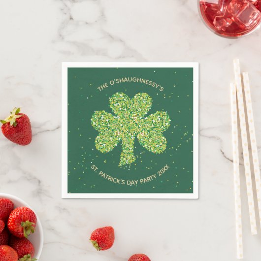 St. Patrick's Day Party Napkins - Anpassen Serviette (Beispiel)