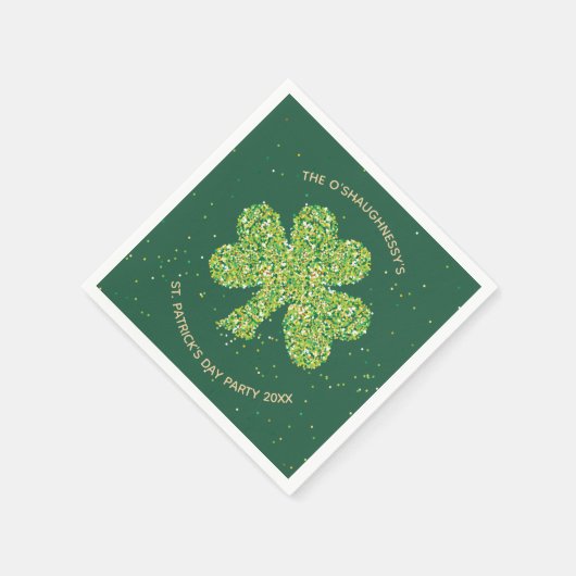 St. Patrick's Day Party Napkins - Anpassen Serviette (Ecke)